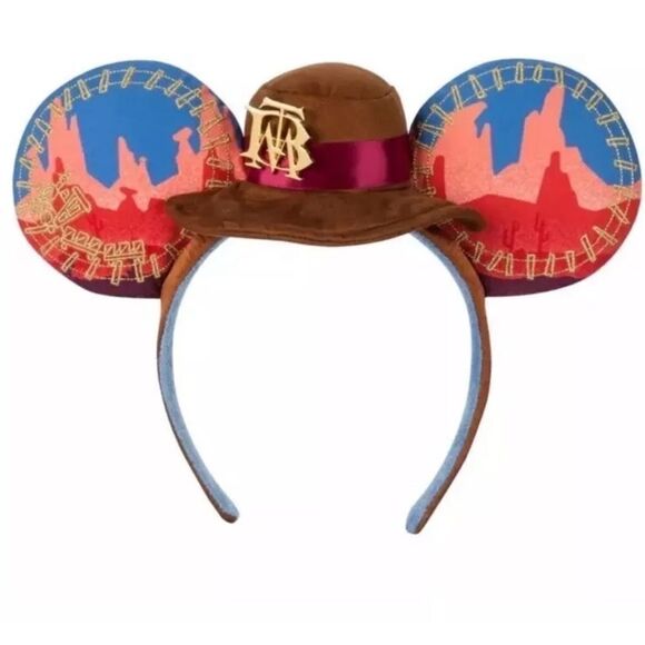 Disney Parks 50th Mickey Big Thunder Mountain Main Attraction Headband Ears - Picture 2 of 12